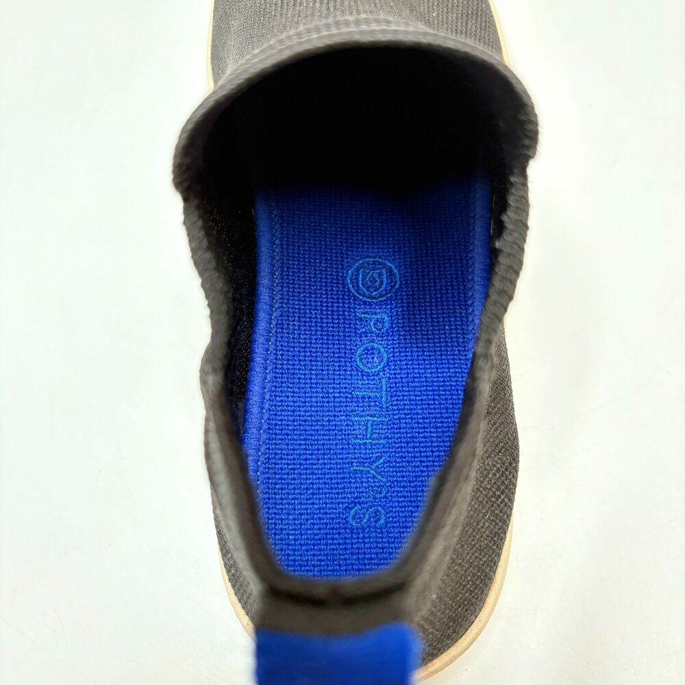 ROTHYS The Chelsea Black Slip On High Top Sneaker Tech Knit Womens Size 8 - Picture 8 of 12